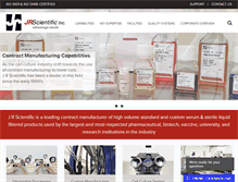 Tablet Screenshot of jrscientific.com